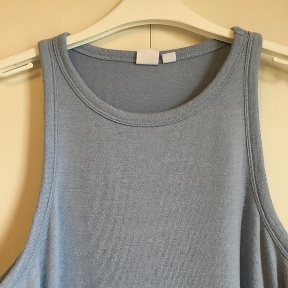 Arctic Blue Knit Tank Top - Picture 4 of 14